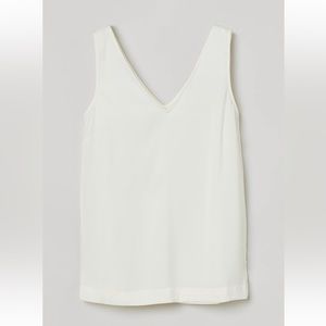 V-Neck Satin Tank Top